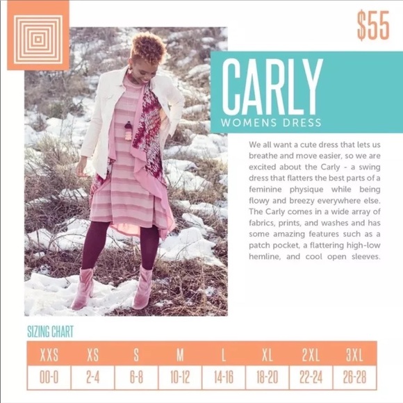 This is a lularoe Carly NWT and leggings NWOT - Picture 3 of 5